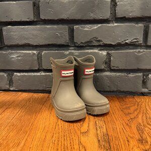 Hunter Unisex Georgey Toddler/Little Kid Dark Green Rain Boots 6